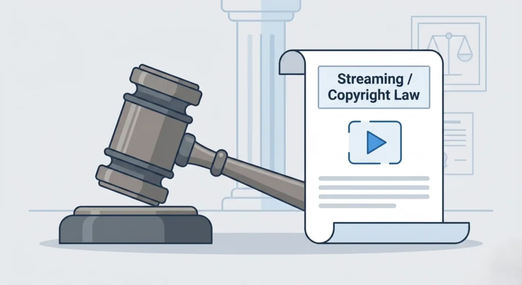 IPTV legality in the US depends on whether the playlist provider is licensed under copyright law
